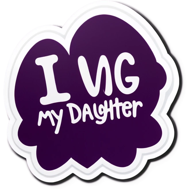 I love my daughter  emoji