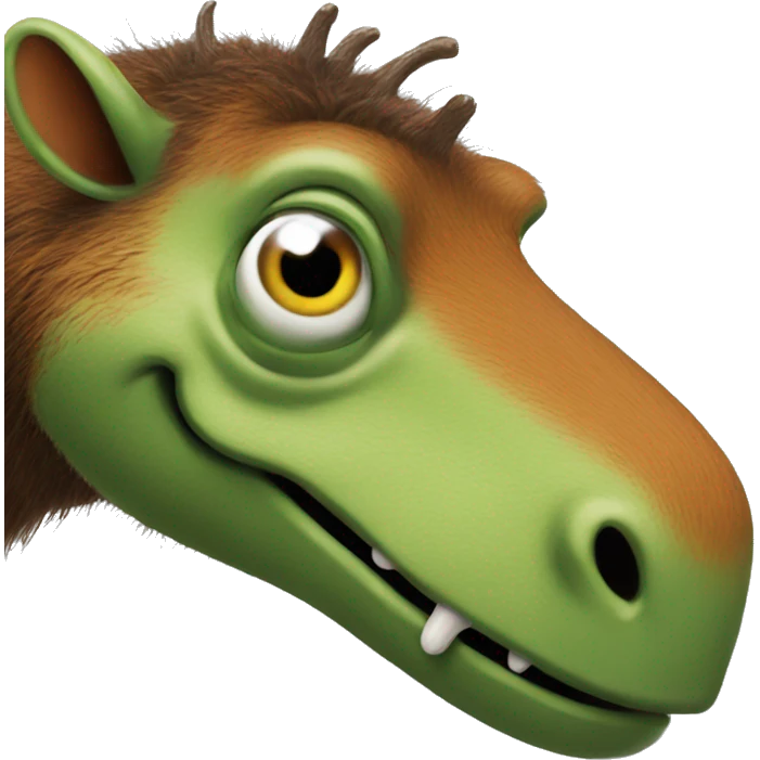 the gruffalo small green wart on nose emoji