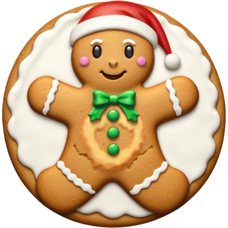 christmas ginger cookie emoji
