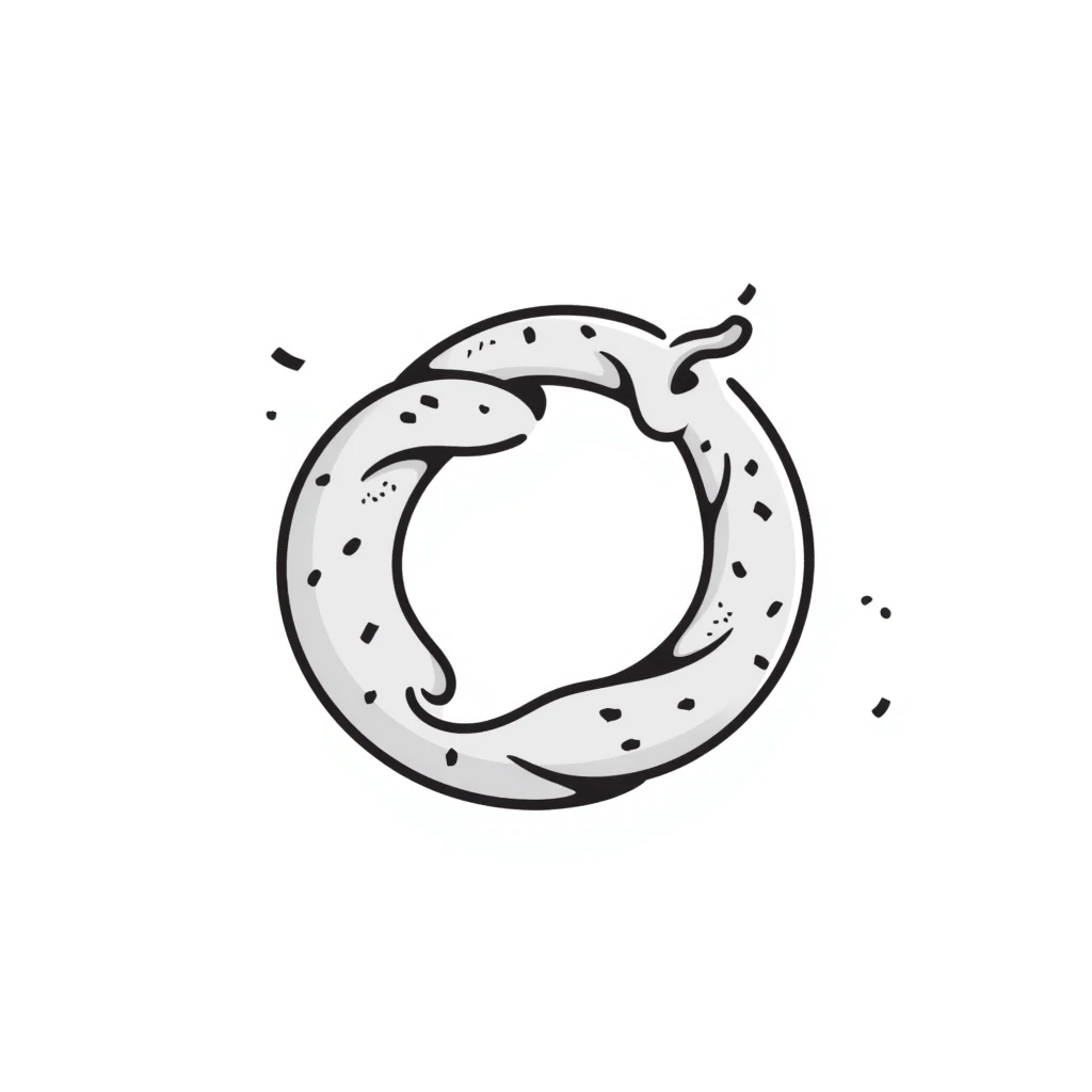 a simit, the Turkish sesame bagel emoji