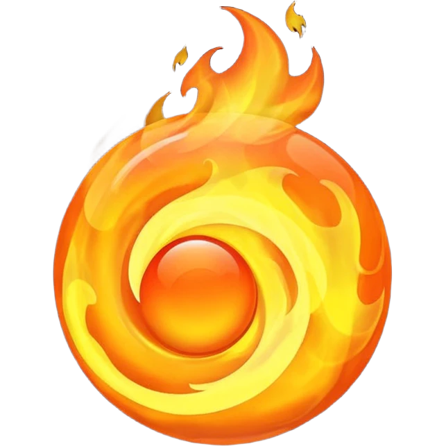 fire magic ball emoji