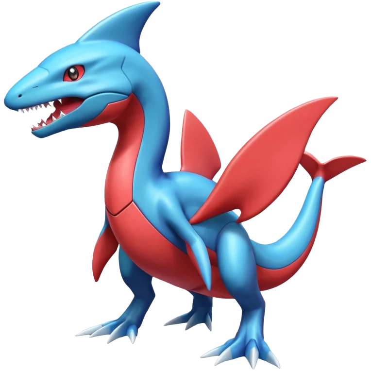 Genesect-Deoxys-Garchomp-Koraidon-Salamence-Latios-Sharpedo-fusion emoji
