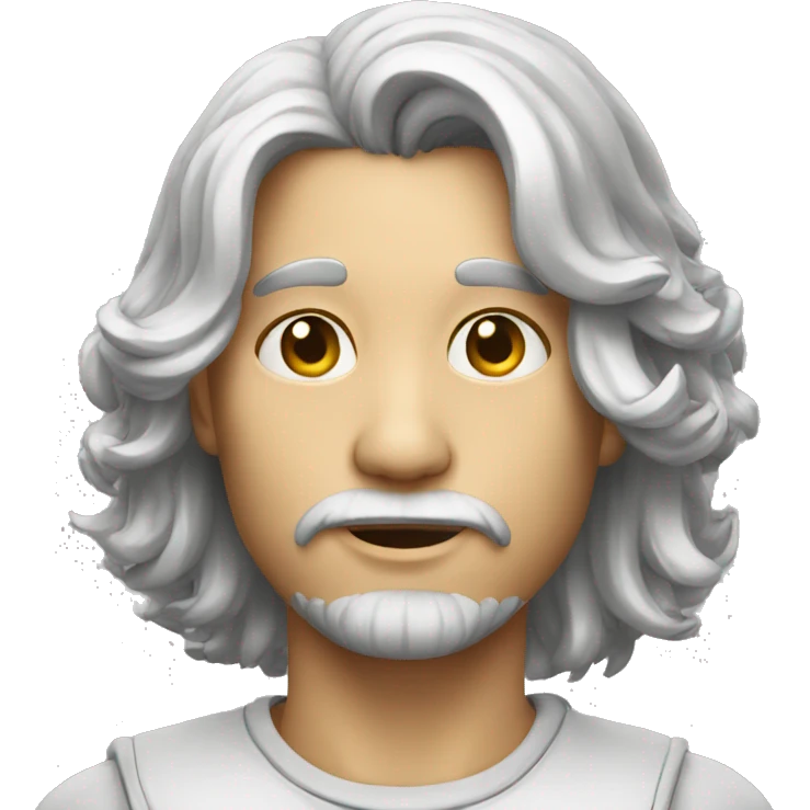 silver circl emoji