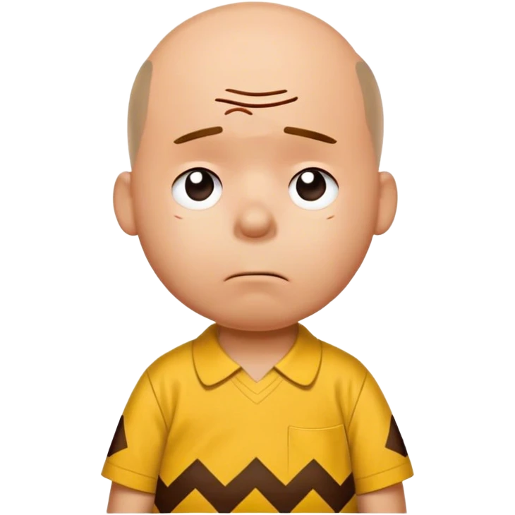 Charlie Brown good grief emoji