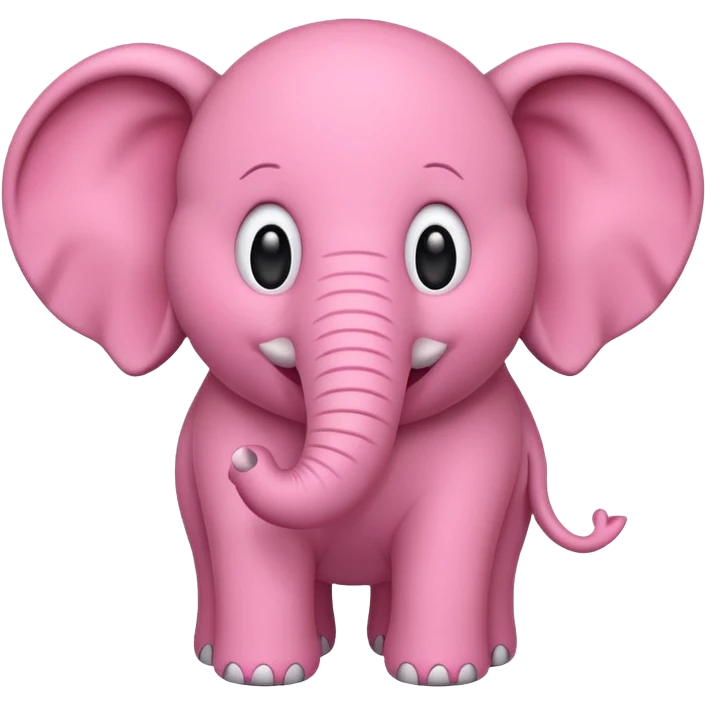 make a pink elephant emoji emoji