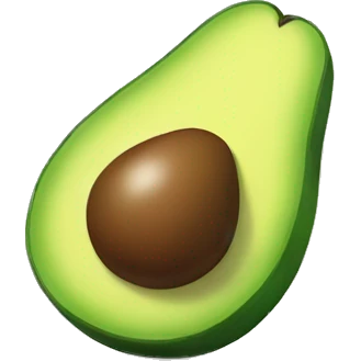 Rainbow Avacado emoji
