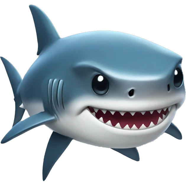 Gamer shark emoji