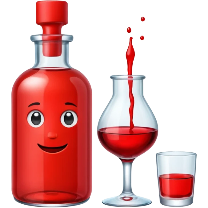 red ink bottle emoji