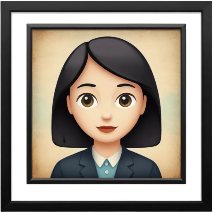 photograph in a picture frame emoji