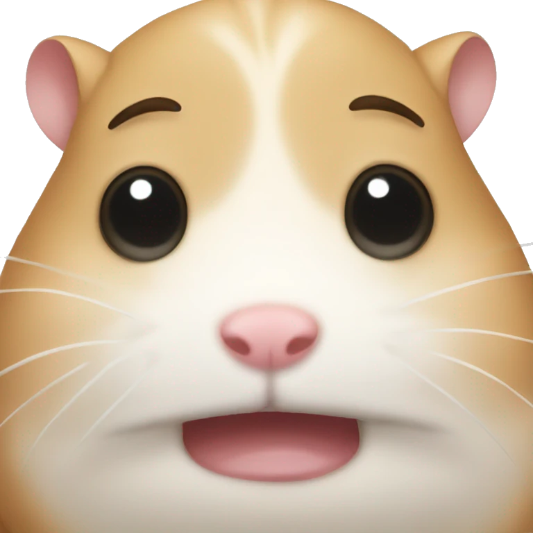 Very sad hamster crying emoji