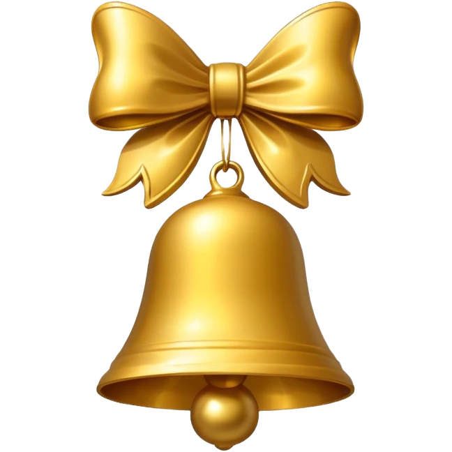 christmas bell emoji