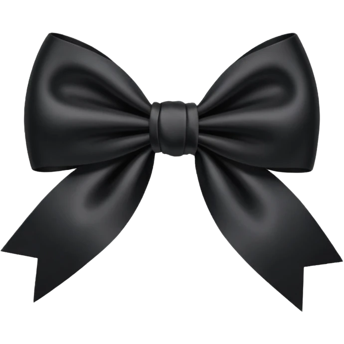 small black bow emoji