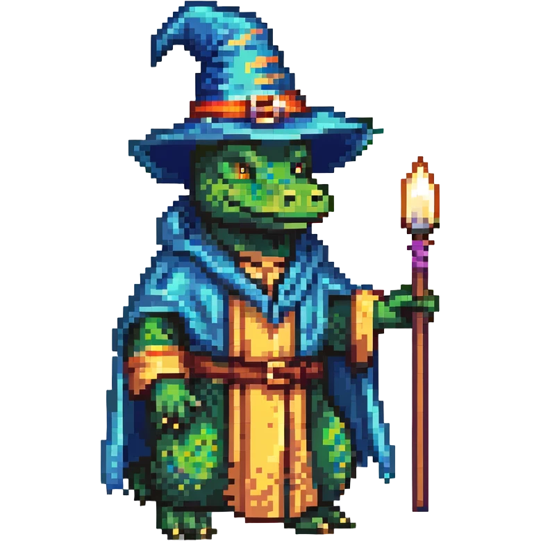 alligator wizard emoji