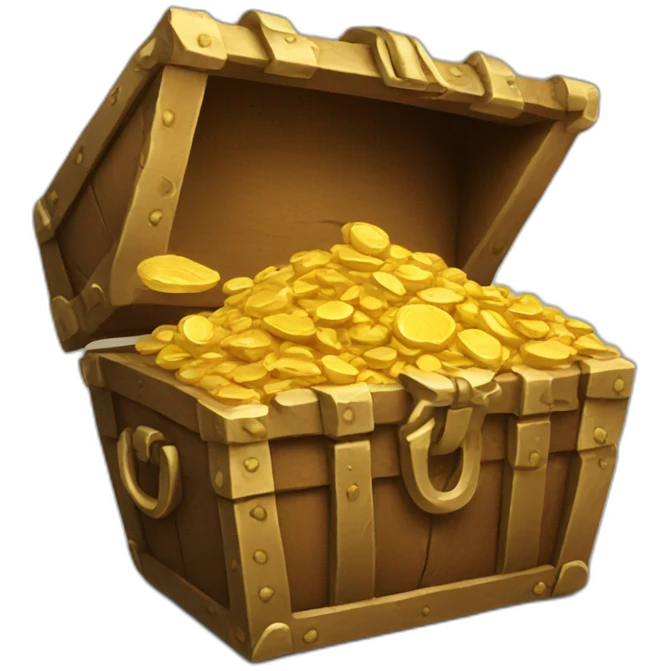 big treasure emoji