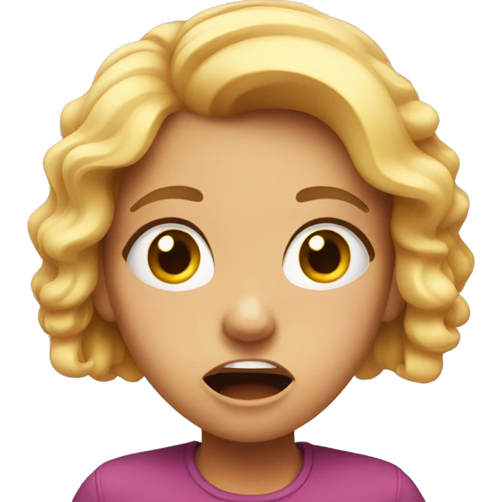 shocked girl  emoji