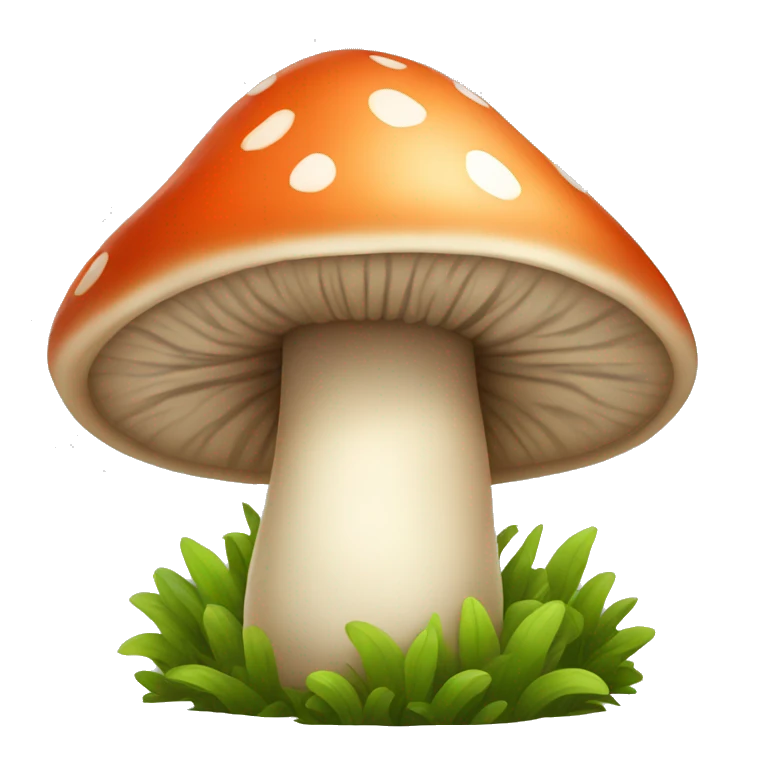 Cute mushroom  emoji
