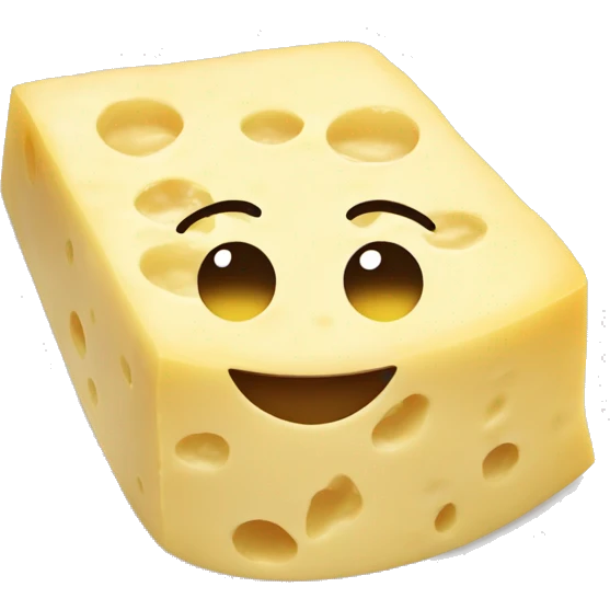 parmesan cheese is laughing  emoji