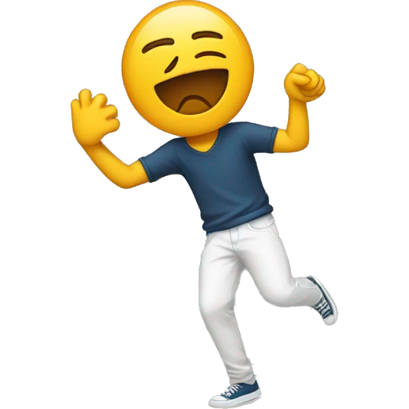 Person dabbing emoji