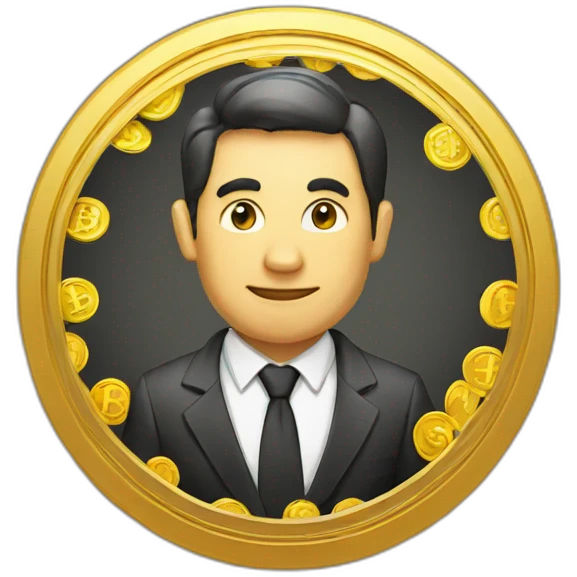 Business bitcoin emoji