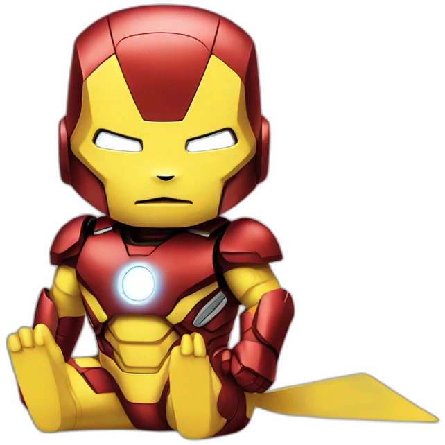 Iron man end pikachu emoji
