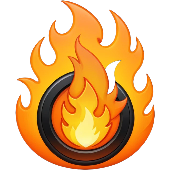 cyberpunk fire emoji