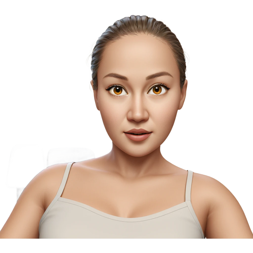 realistic portrait of girl emoji