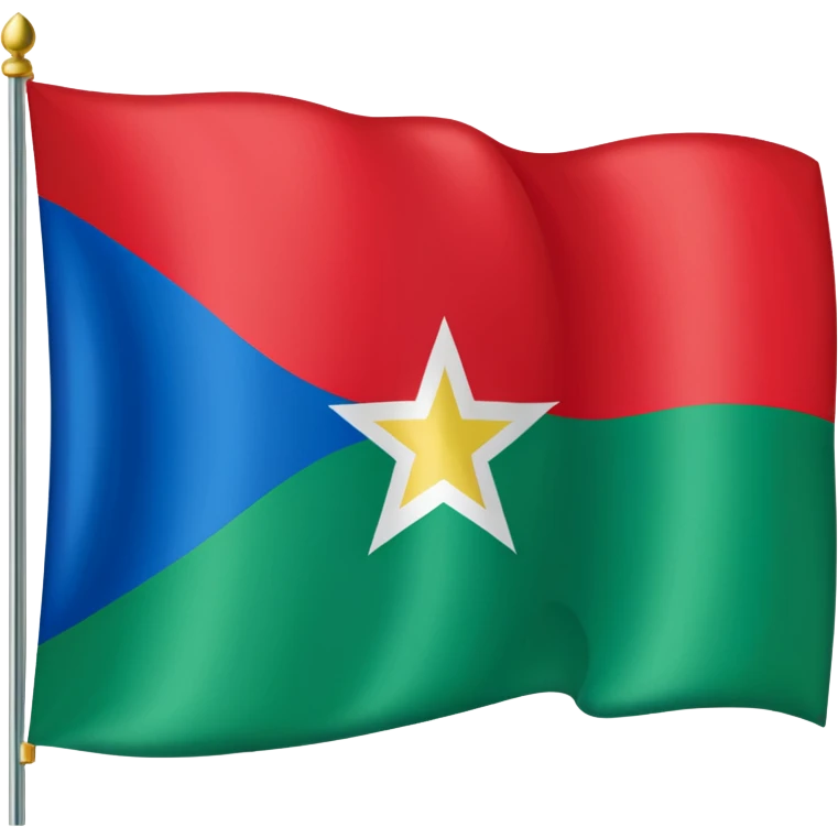  dagestan flag red blue green emoji