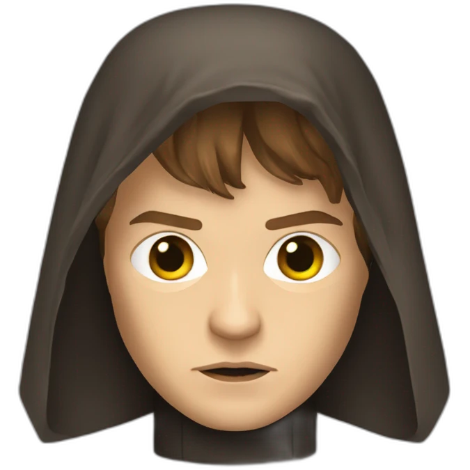 anakin skywalker sith eyes, hood emoji