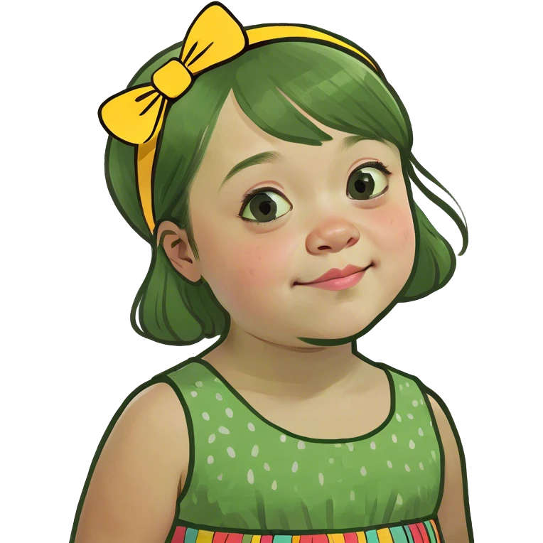 Down sindrome girl emoji