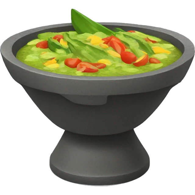 molcajete de aguachile emoji