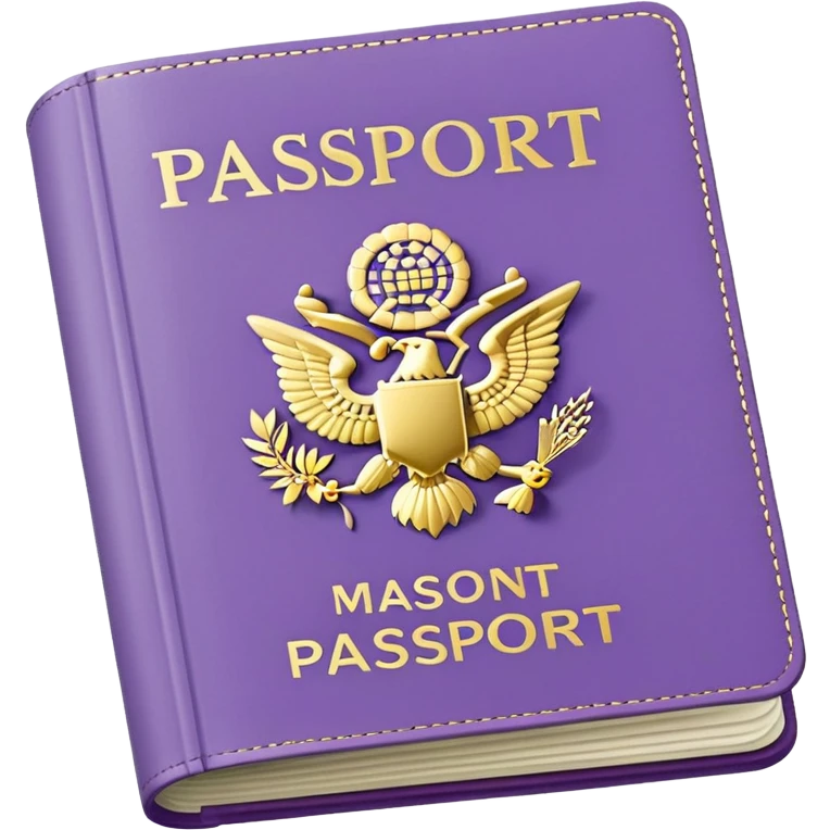 Pale Purple passport emoji