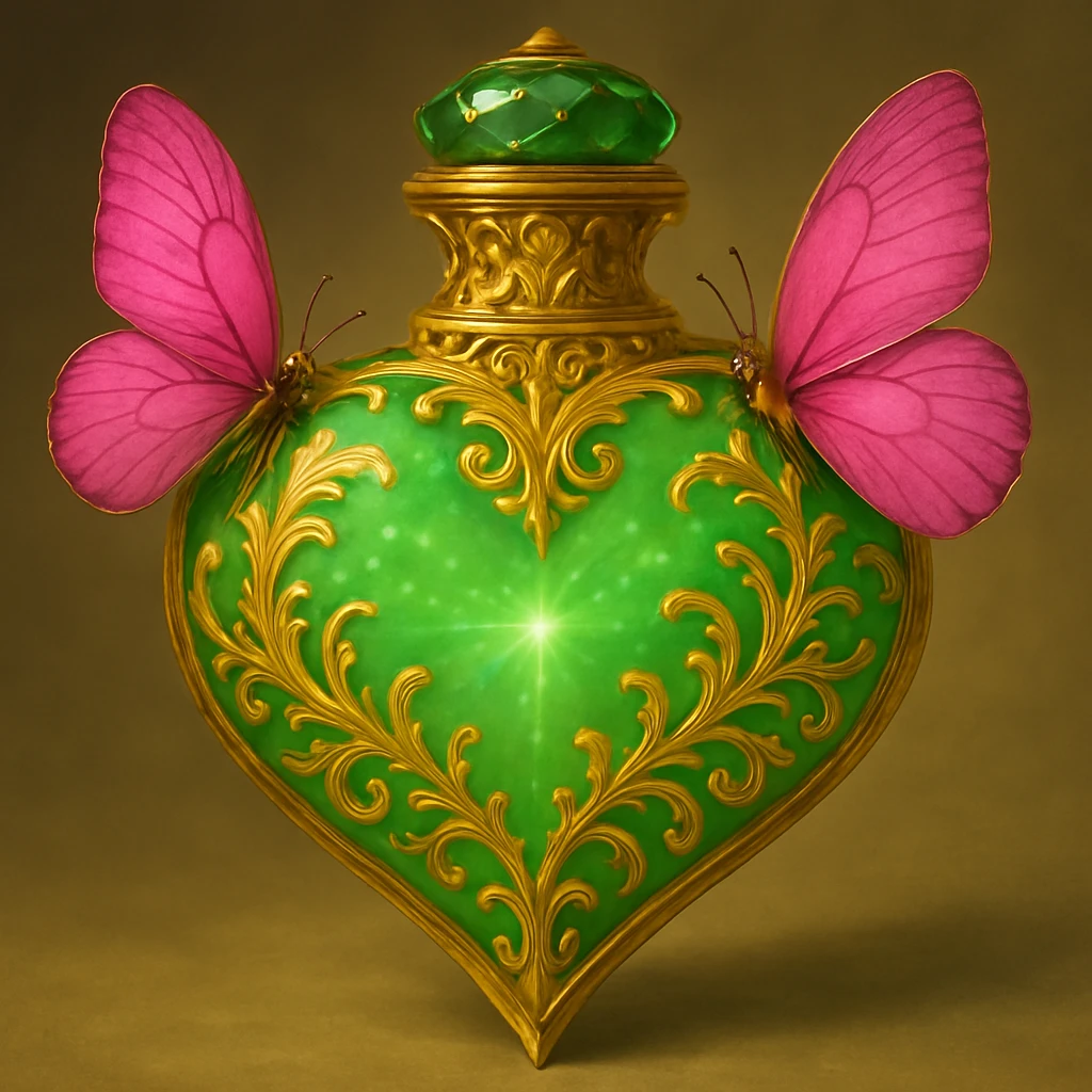 Make a very minimal enhancement to the original design of the bottle. Keep the original colors, shape, and elements exactly as in the reference. Slightly round the bottom of the bottle and add subtle gloss or fine details to enhance it delicately without changing the overall look or style. Preserve the original design style and appearance. emoji