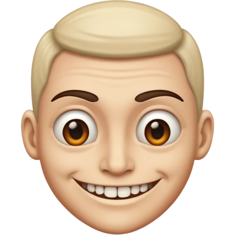 Freaky smirk emoji