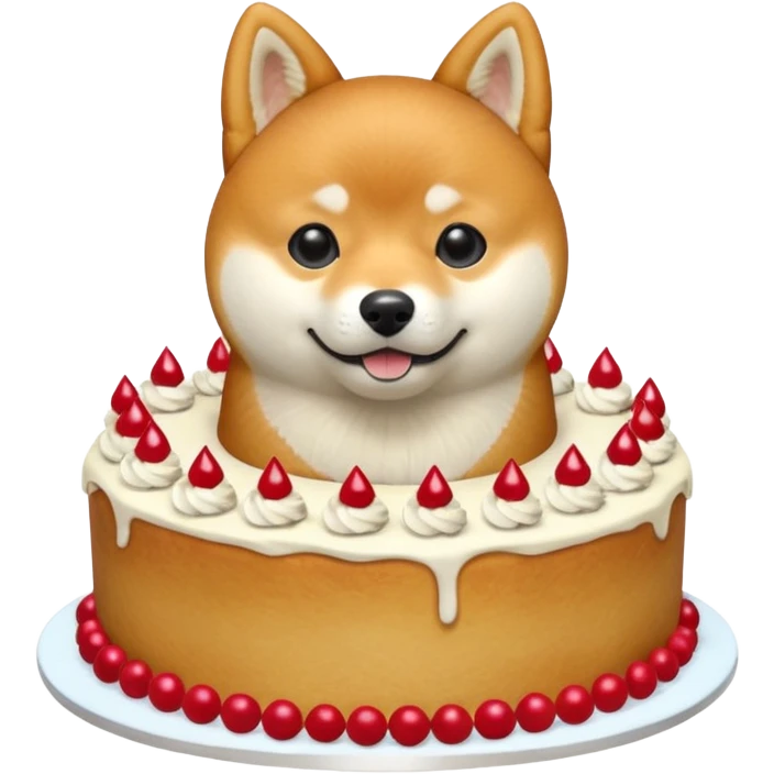 Shiba Jasper cake emoji