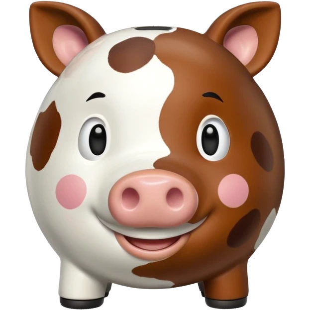 cow piggiebank emoji