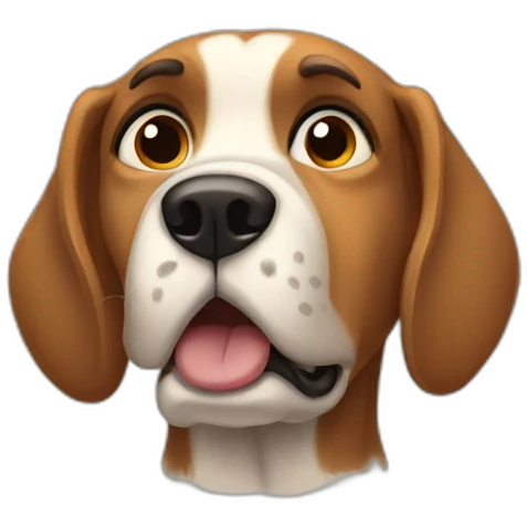 dog weary emoji