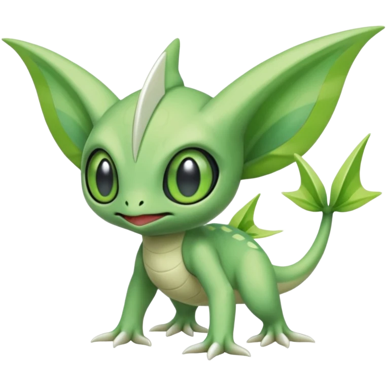 Celebi-Axew-hybrid-Fakémon-creature (full body) emoji