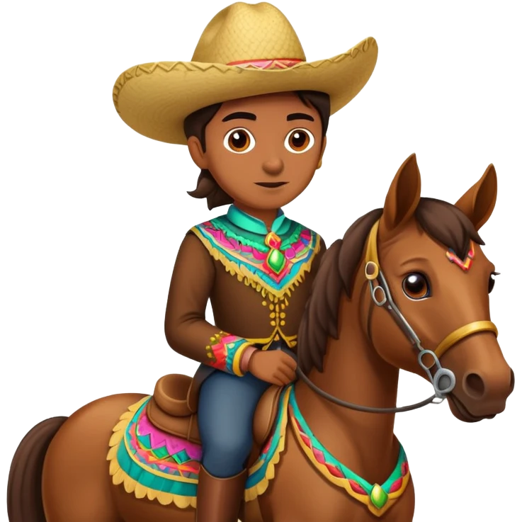 Mexican on a horse emoji