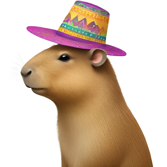 capybara hat emoji