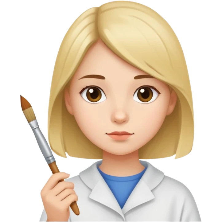 Painter girl emoji