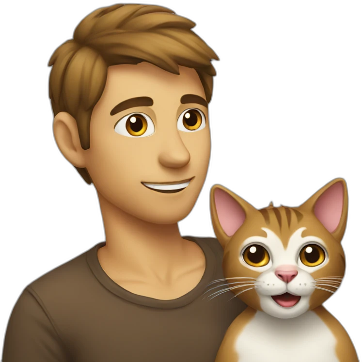 a cat with monkey  emoji
