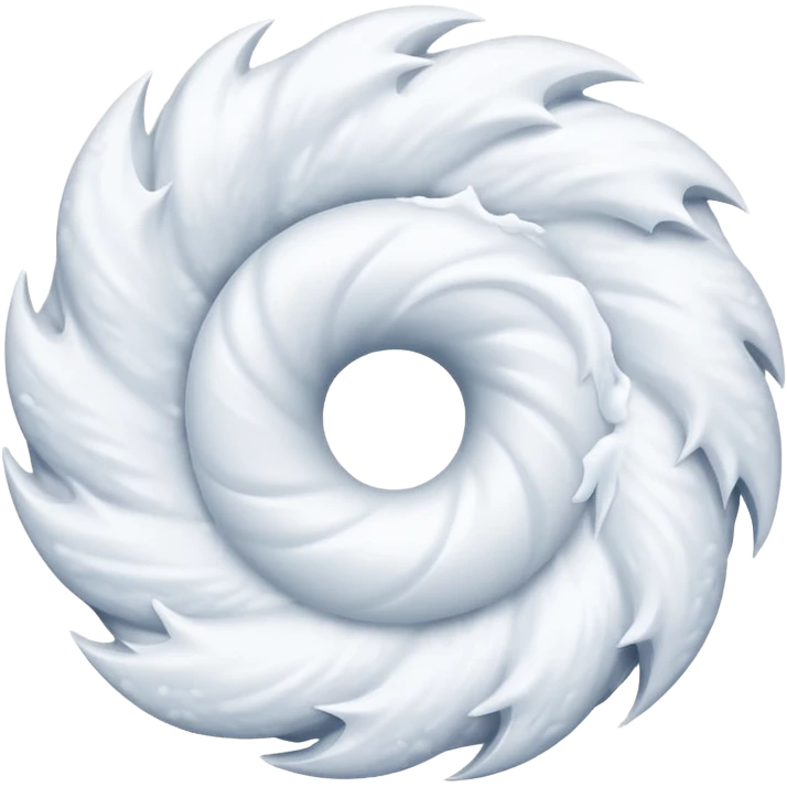 snow swirl emoji