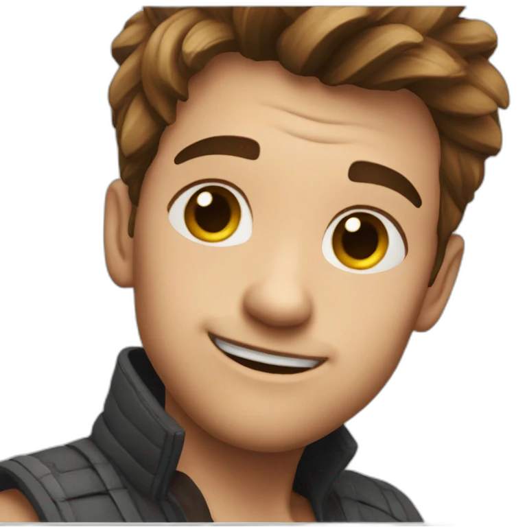 Divergent squint emoji