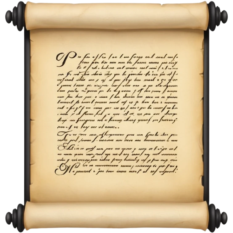 The list of grievances the people of America had with King George III, about how he stripped them of their rights.
 emoji