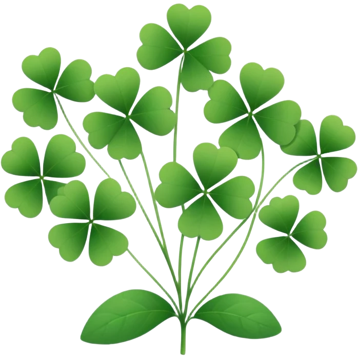 plant with small clover like leaves emoji