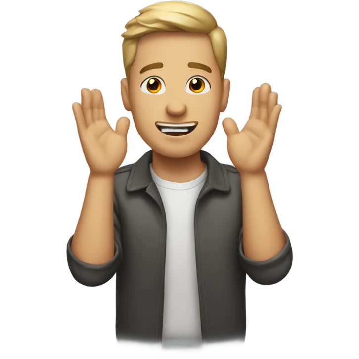 guy clapping  emoji