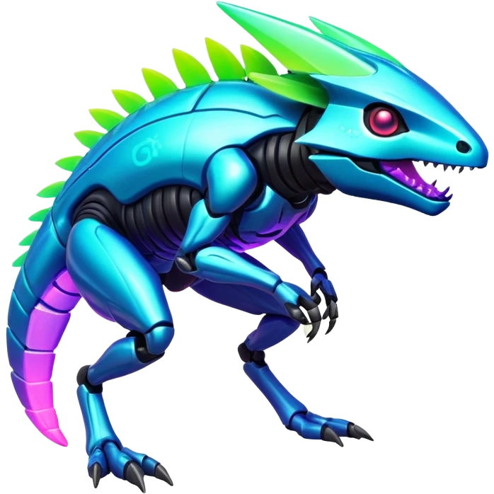  tropical cyber-Protogen-Fakémon-Vernid-creature emoji