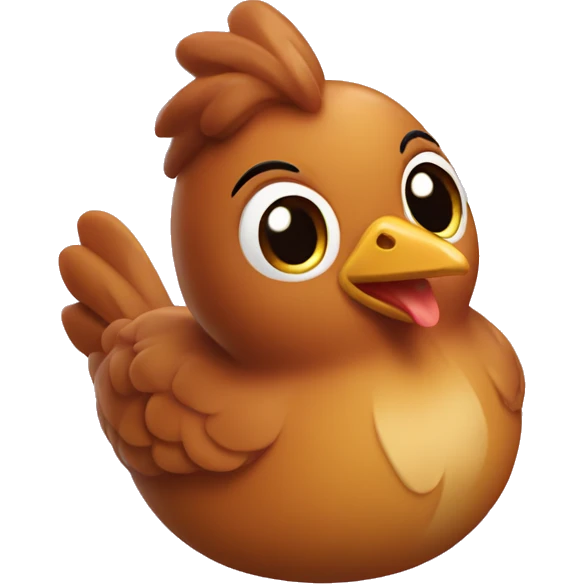 A candy - caramel hen  emoji