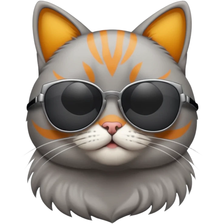 Cat wearing sunglasses emoji