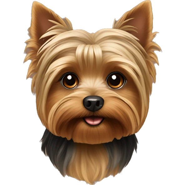 Yorkie dog emoji